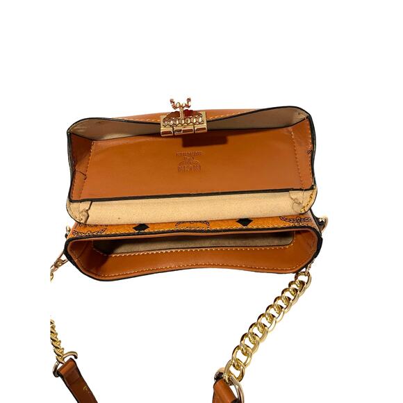 MCM Tracey Belt Cognac-No Belt Strap - Picture 8 of 9